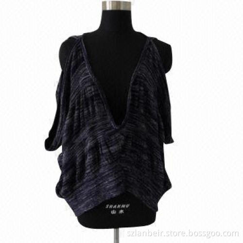 Ladies' pullover, 1/15 80% cotton and 20% acrylic